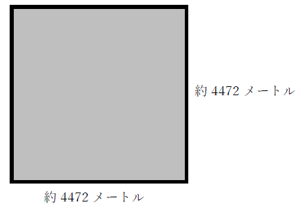 2000ヘクタールはどのくらいの広さ