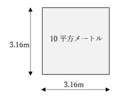 10平方メートル