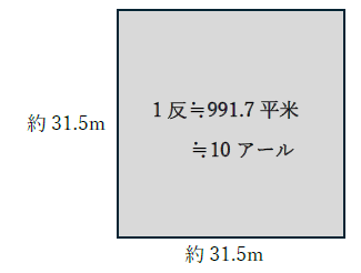 1反は何メートル