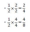 6分の3と等しい分数