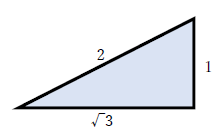 cosπ/6と辺の長さ