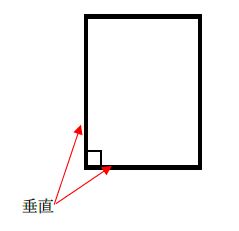 図　窓の形と垂直