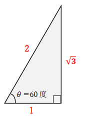 tan45度、tan60度の値2